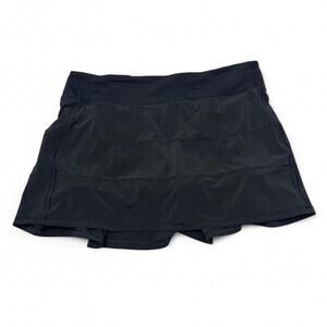 Lululemon Pace Revival Black Women’s Size 10 Skirt With Inside Liner Gorpcore